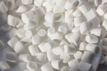 Fototapeta na wymiar still life of white marshmallow