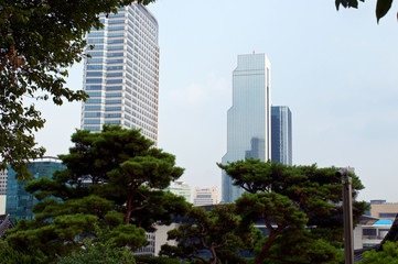 View at Kangnam buildings from the Hang river