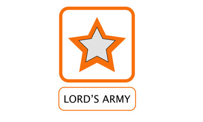 Obraz premium Church Logo, Christian symbol, typography for print or use as poster, card, flyer or T shirt