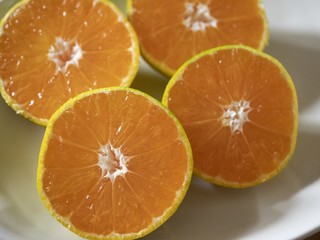 Mandarin orange Round slice みかん 輪切り