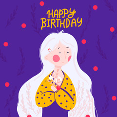 happy birthday greening card