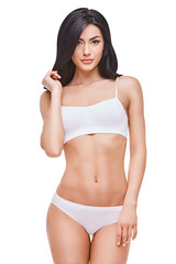 Fototapeta premium Fitness young woman with a beautiful body