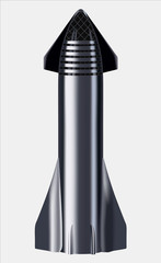 Space rocket concept. Ship concept for planetary star missions