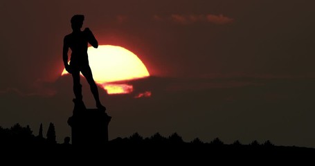 Moonrise Sunrise Sunset Silhouette Time Lapse