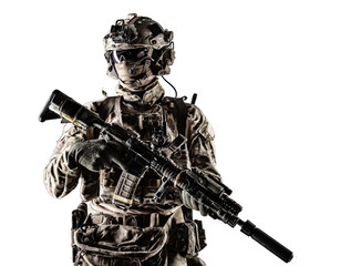 Modern army armed ranger