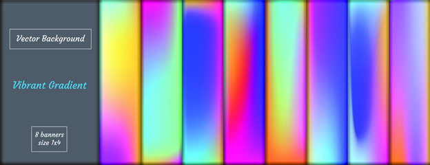 Fototapeta premium Simple modern covers template design. Geometric figures and colorful gradient background