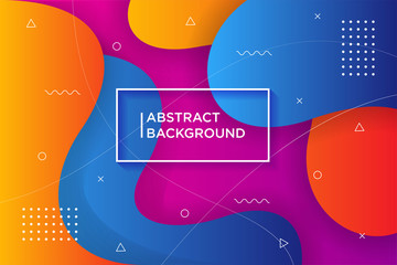 Dynamic textured background design in 3D style with colorful .