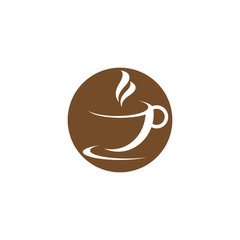 Coffee cup Logo Template vector icon design 