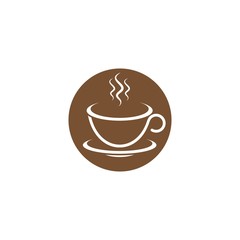 Coffee cup Logo Template vector icon design 