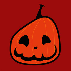 Fototapeta premium Pumpkin Head Series 7