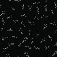 Seamless vector pattern with Keys. Texture for textile, wallpaper and backdrop