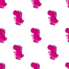 cute children pattern with dinosaurs 