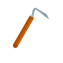 Hand dig tool icon. Flat illustration of hand dig tool vector icon for web design