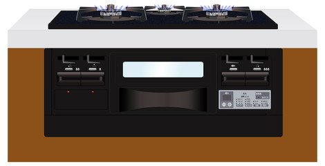 Obraz premium ガスコンロ