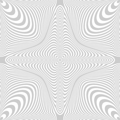 Fototapeta na wymiar Seamless geometric op art pattern. Lines texture.
