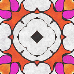 Abstract  cartoon kaleidoscope