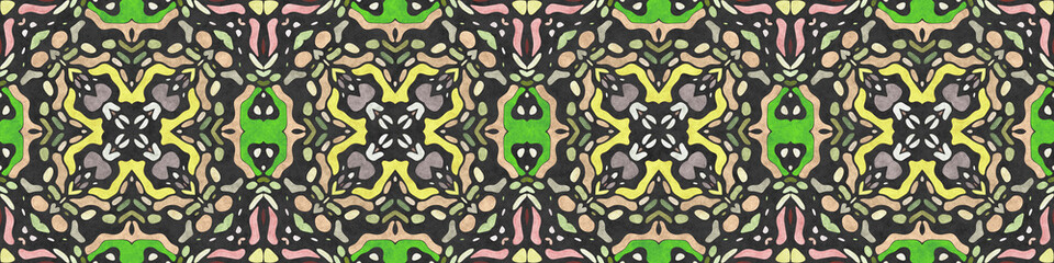 Abstract  cartoon kaleidoscope