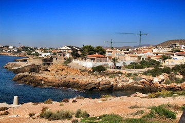 Obraz premium Isla Plana Beach in Cartagena coast