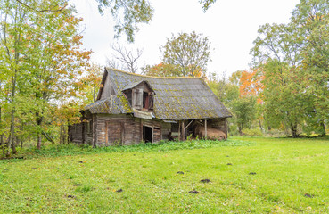 old wooden house