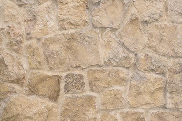  Old stone wall light brown background