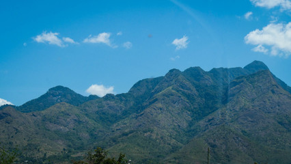 panoramic view of the mountains