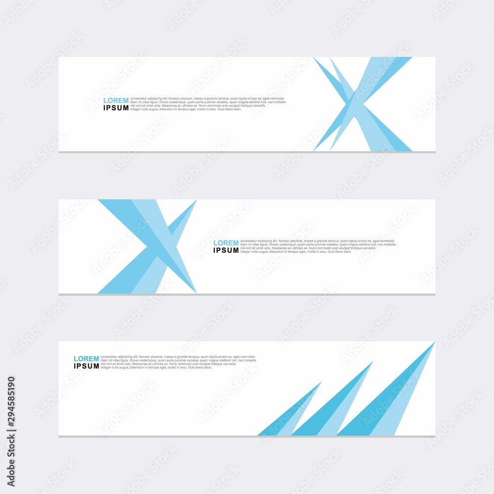 Wall mural modern vector banner web background abstract design template