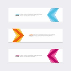Fototapeta premium Modern vector banner web background abstract design template