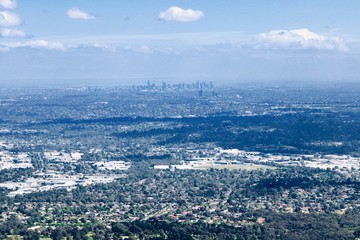 Melbourne Skyline View