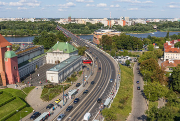 Warsaw, Poland - capital and largest city of Poland, Warsaw displays a colorful Old Town, a Unesco World Heritage due to its wonderful Gothic and Baroque architecture