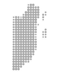 Karte von Belize