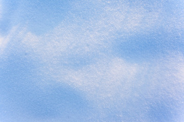 blue snow surface, background, texture