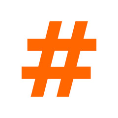 Obraz premium Hashtag und Hintergrund