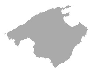 Karte von Mallorca - 294590718