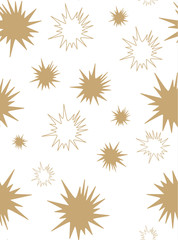 Scandinavian seamless pattern with stars. EPS10