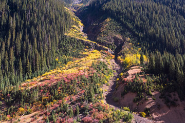Beautiful Autumn Color in the San Juan Mountains of Colorado.
