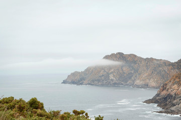 Fototapeta na wymiar Maritime landscape Cíes Islands Galicia