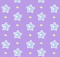 Attractive, cute children`s background with stars.