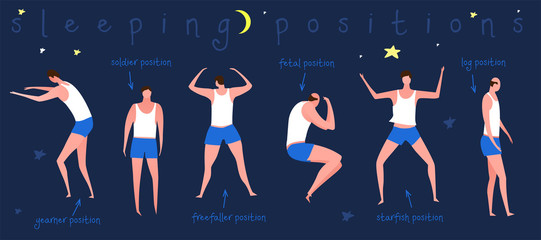 Different sleeping positions