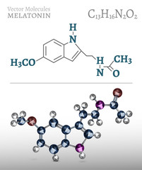 Melatonin Molecule Image