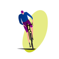 Mountain bicycle icon