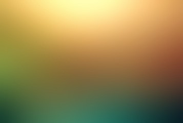 Hot tropic nature abstract blur illustration. Golden shiny background. Yellow green orange gradient pattern.
