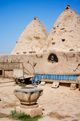 Harran, Turkey View of the traditional conical houses of Harran.