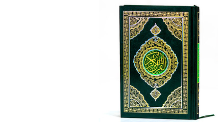 Islamic Concept - Isolated close up the holy Quran