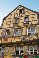 Fototapeta na wymiar Fachwerkhaus in Colmar, Frankreich