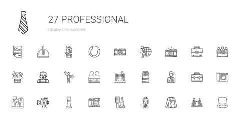 professional icons set