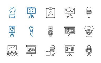 audience icons set
