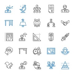 corporate icons set