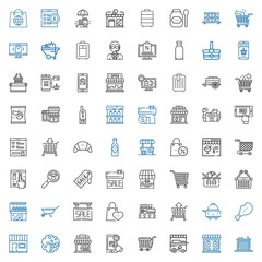 cart icons set