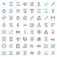 measure icons set