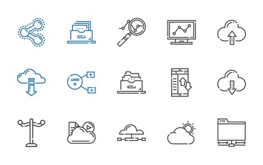 database icons set